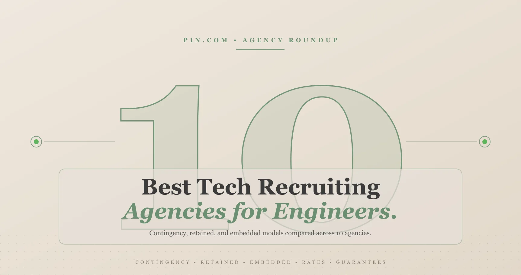 Best tech recruiting agencies